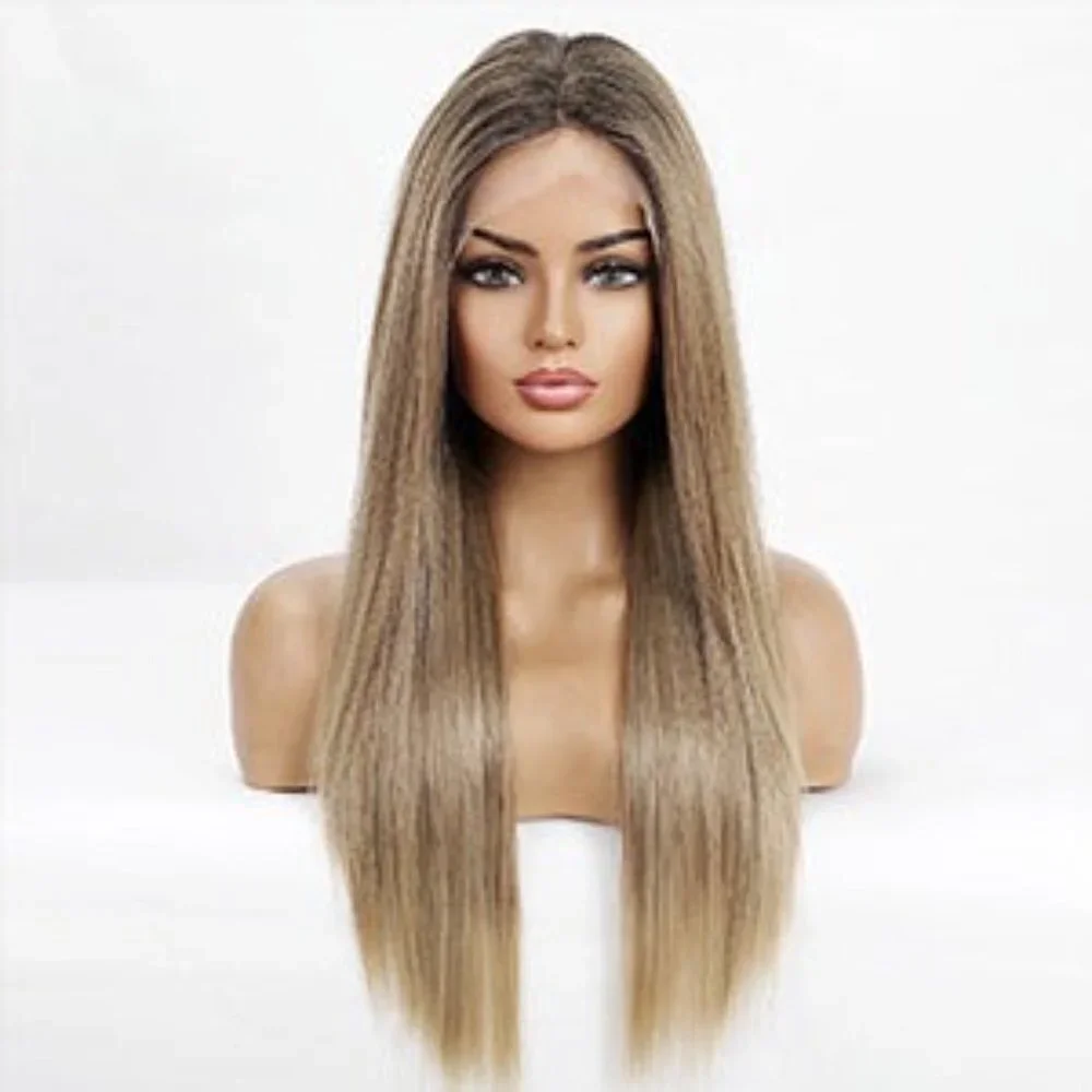 Ombre Ash Blonde Lace Front Wig